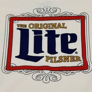 Miller Lite Original Pilsner Cream Crewneck Sweatshirt XXL Hybrid Apparel 2024